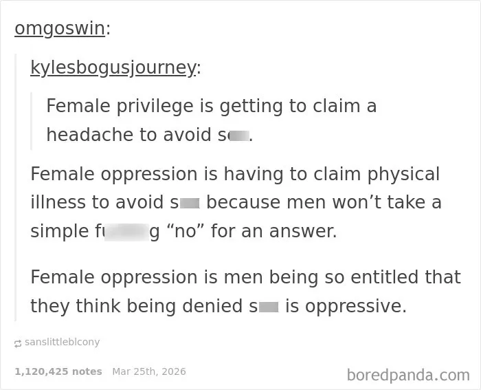 "Female Privilege"