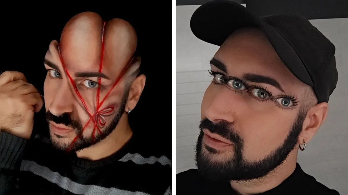 26 New Makeup Illusions By Luca Luce That Might Seriously Mess With Your Brain