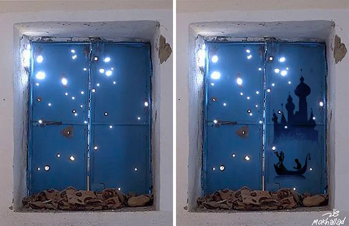 This Artist Transforms The Scars Of War Into Street Art Full Of Hope (11 Pics)