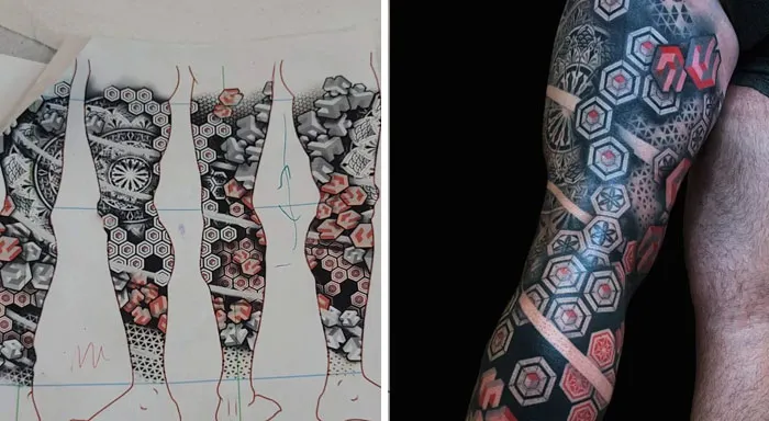 Asked For A Geometric Design Tattoo. This Is What I Got