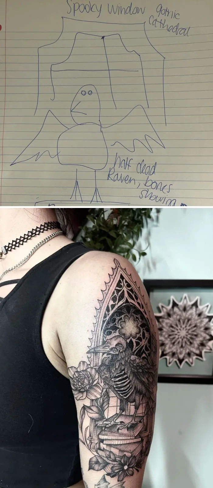 The Idea vs. The Final Tattoo!