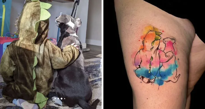 The Picture I Took In And The Tattoo I Got