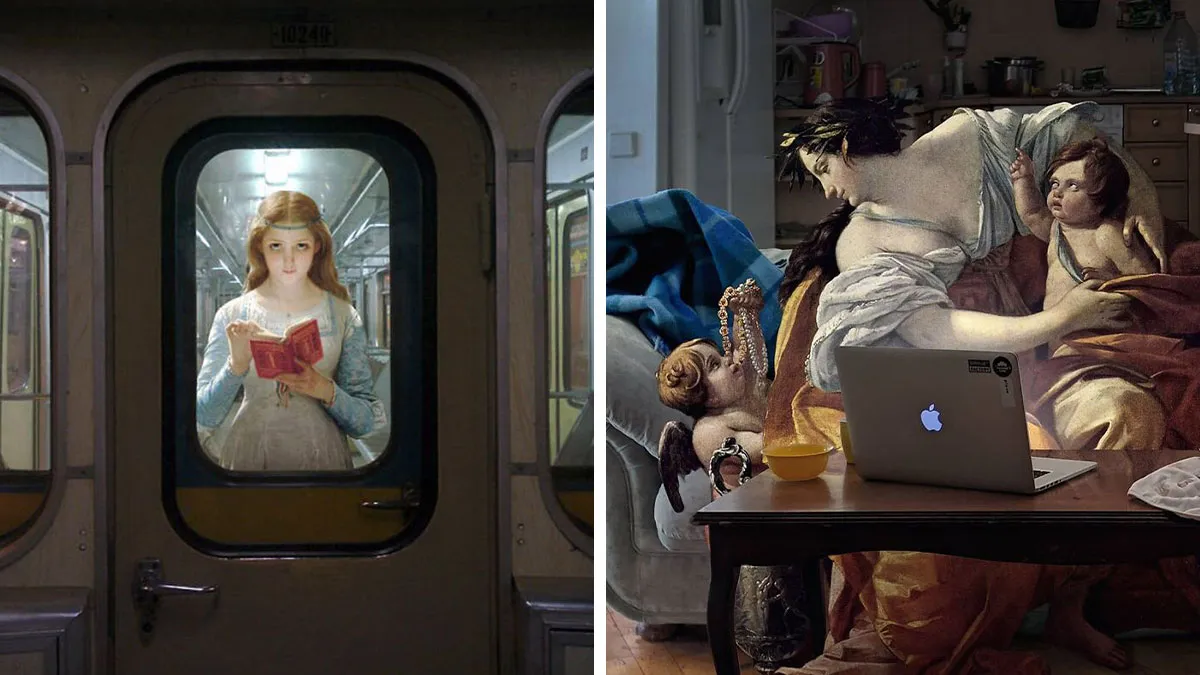 What If People From Classical Paintings Lived Today? This Artist Imagined It In 60 Works (Best Pics)