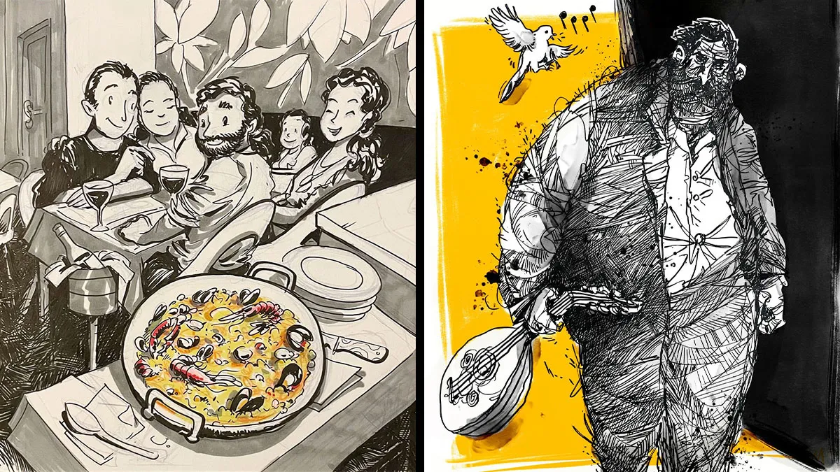 Artist Mehmet Saygin Captures Everyday Life In 30 Expressive Watercolor Sketches