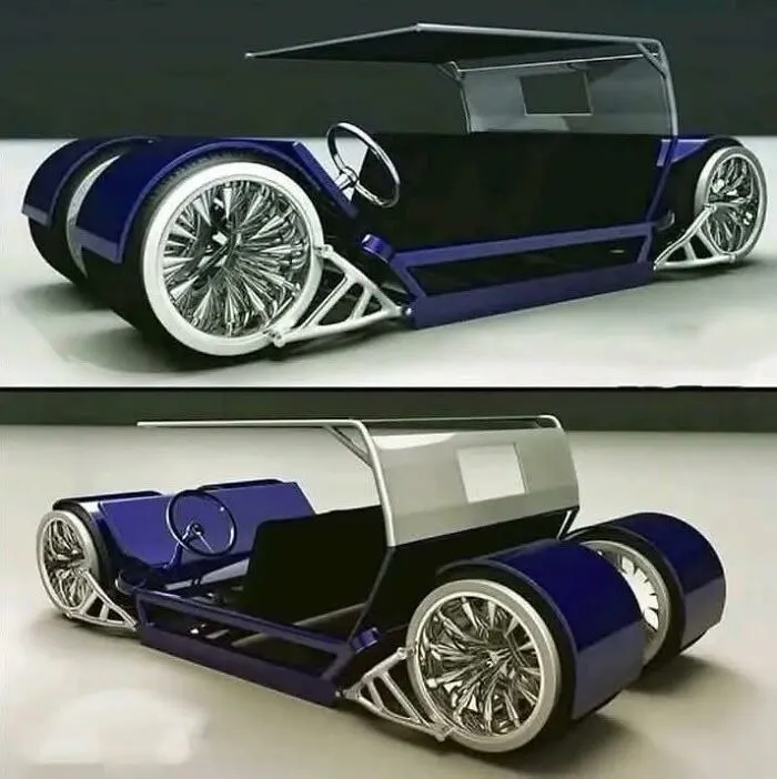 Modern Day Flintstone Car