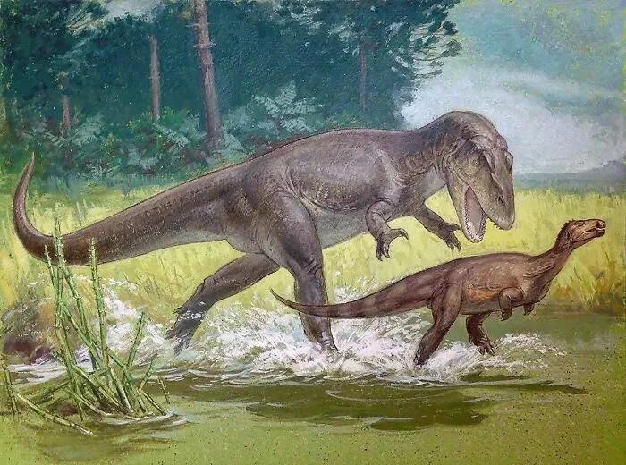 This Piece Of Paleoart By William D. Berry Made Around The 60s