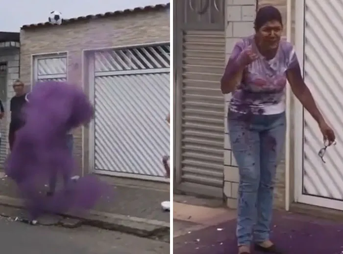 Yendo a una fiesta de revelación de género