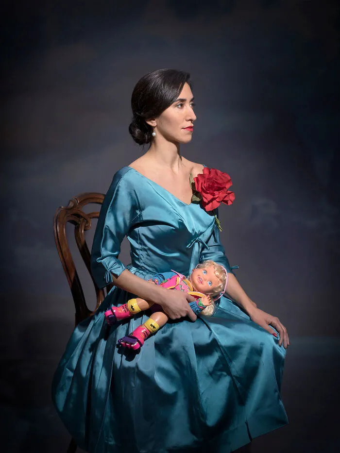 Virginia (Argentina) From The Series 'Of Two Worlds: Portraits Of Immigrants In Los Angeles' By Aline Smithson