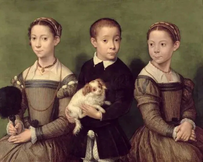 “Three Children With Dog” By Anna Maria Anguissola, 1580