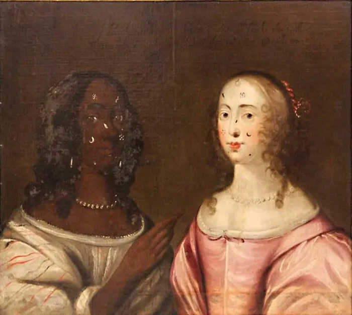“Allegorical Painting Of Two Ladies, English School,” A Rare 17th-Century Artwork From Around 1650-1655