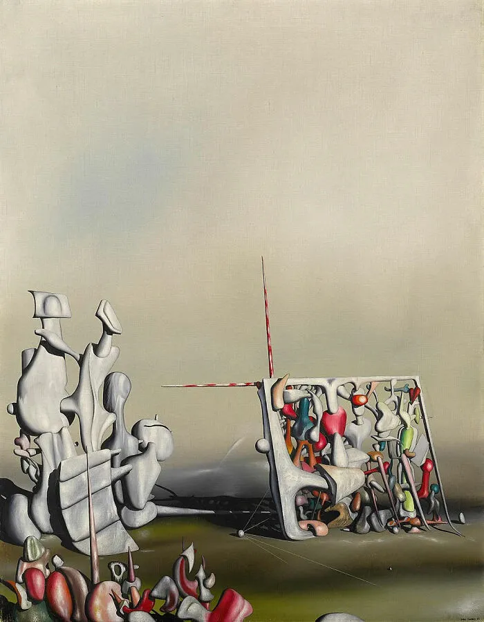 “There, Motion Has Not Yet Ceased” By  Yves Tanguy, 1945