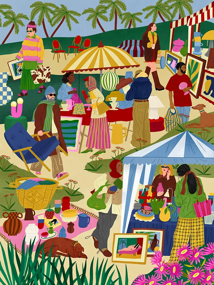 This Dutch Artist Creates 30 Playful And Colorful Illustrations Celebrating Feminine Energy