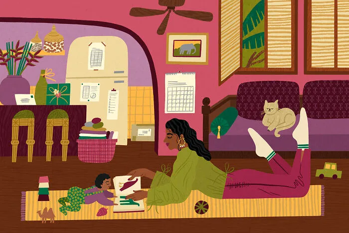 This Dutch Artist Creates 30 Playful And Colorful Illustrations Celebrating Feminine Energy
