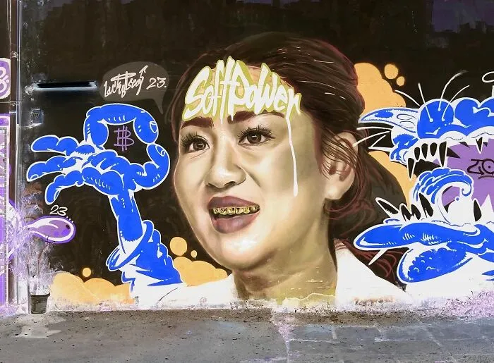 Thai Street Artist LuckyLeg Makes Murals That Feel Beautiful And Uncomfortable (34 Pics)