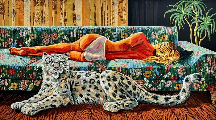 Bright And Inviting At First, Paintings By This Artist Slowly Reveal Something Unsettling (40 Pics)
