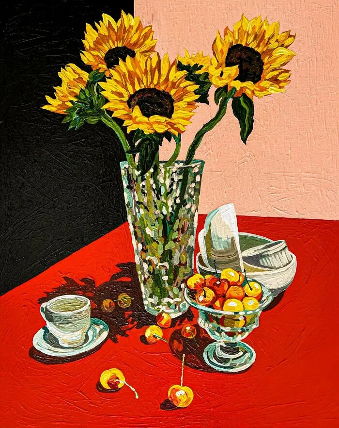Bright And Inviting At First, Paintings By This Artist Slowly Reveal Something Unsettling (40 Pics)