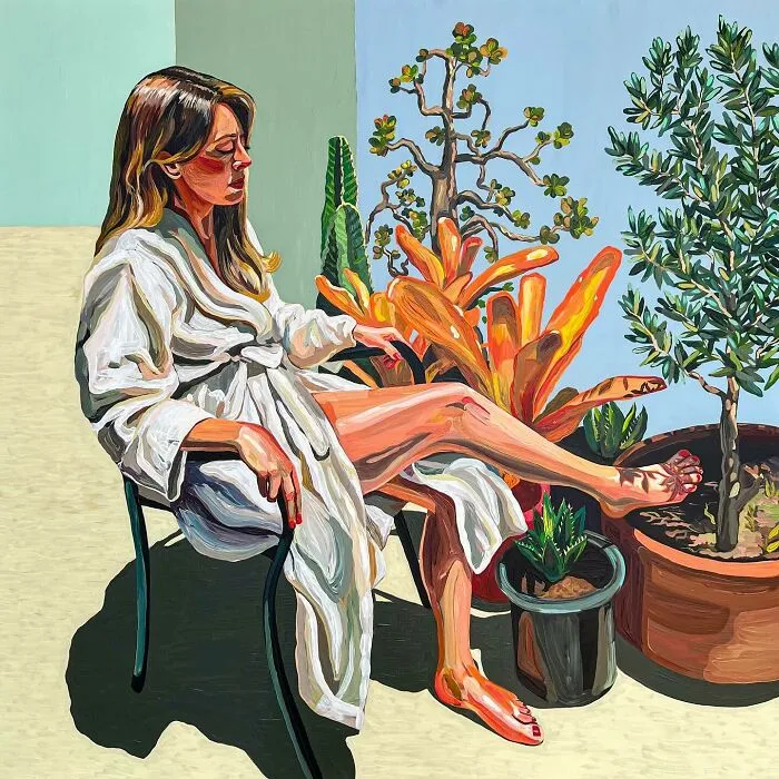 Bright And Inviting At First, Paintings By This Artist Slowly Reveal Something Unsettling (40 Pics)