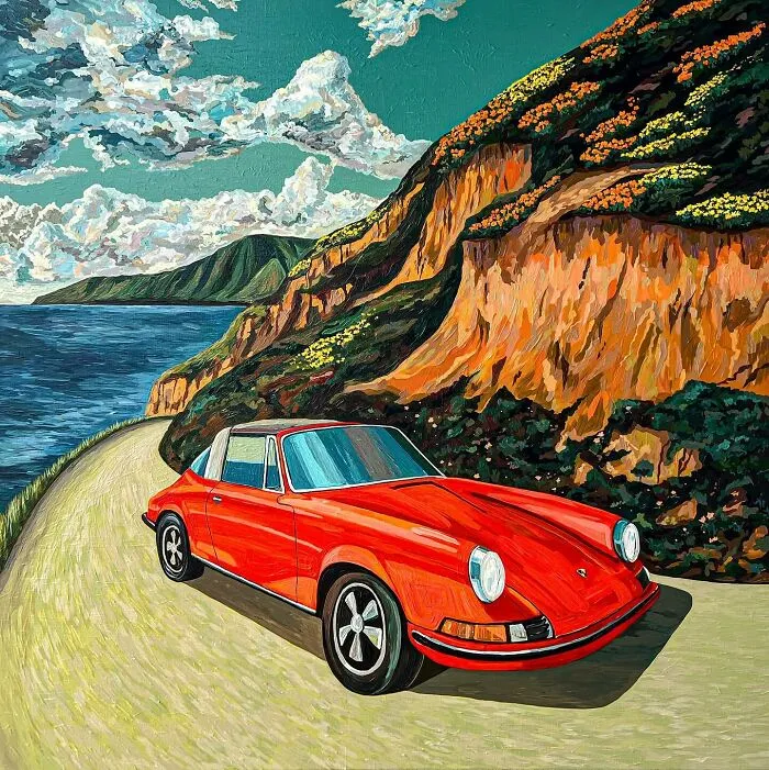 Bright And Inviting At First, Paintings By This Artist Slowly Reveal Something Unsettling (40 Pics)