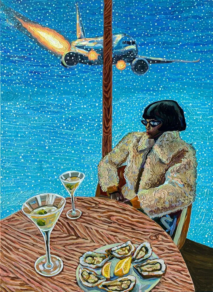 Bright And Inviting At First, Paintings By This Artist Slowly Reveal Something Unsettling (40 Pics)