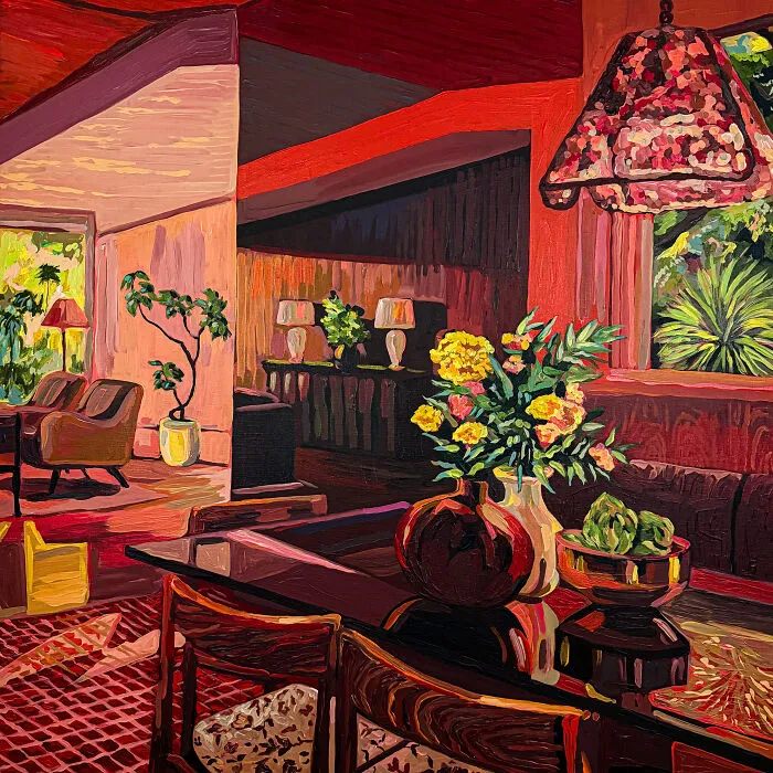 Bright And Inviting At First, Paintings By This Artist Slowly Reveal Something Unsettling (40 Pics)