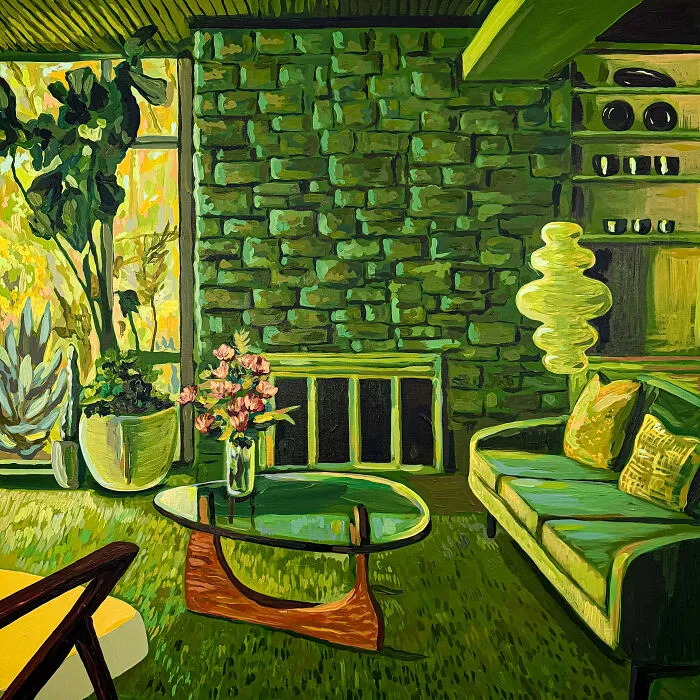 Bright And Inviting At First, Paintings By This Artist Slowly Reveal Something Unsettling (40 Pics)