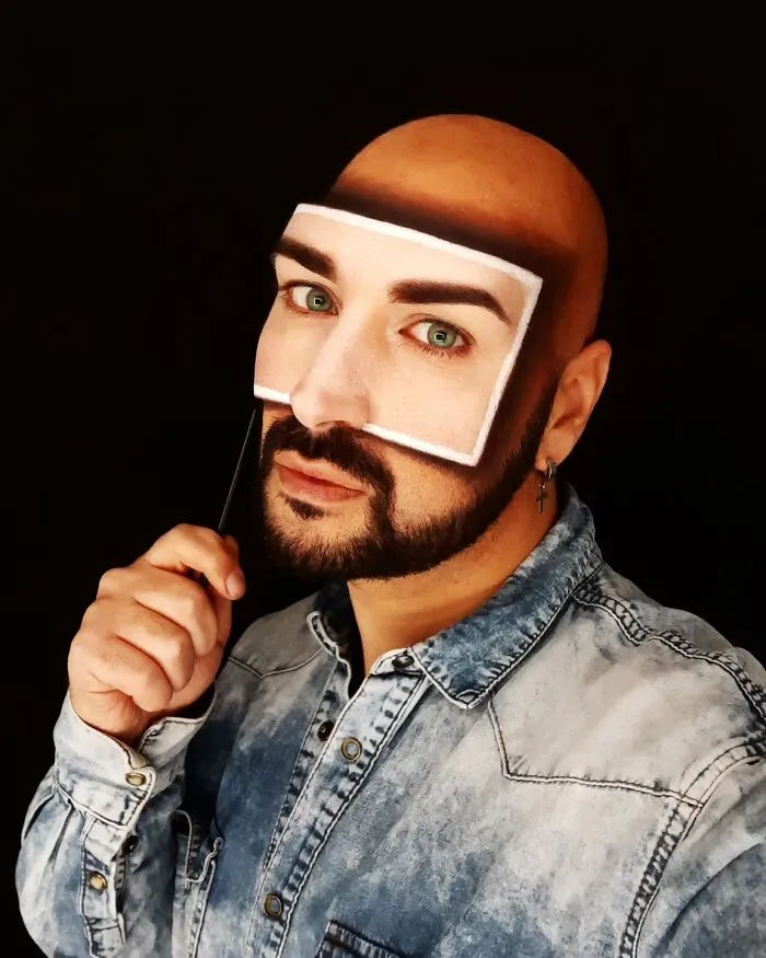 26 New Makeup Illusions By Luca Luce That Might Seriously Mess With Your Brain