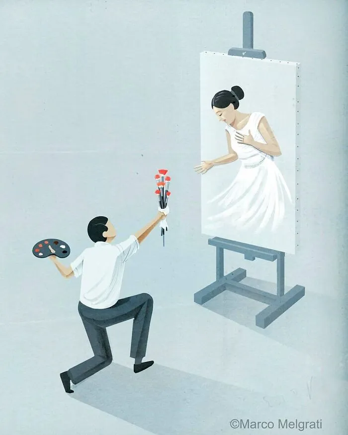 66 Thought-Provoking Illustrations By Marco Melgrati (New Pics)