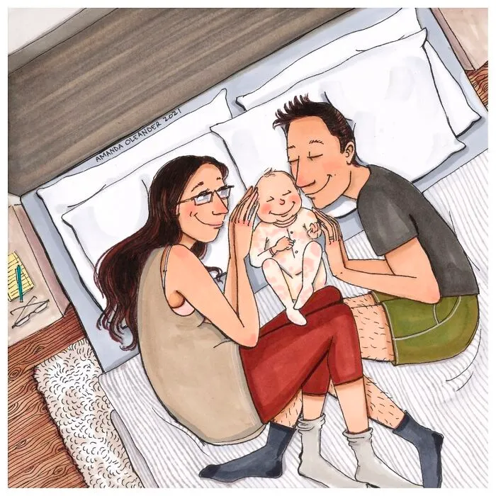 Artist Shows Honest Moments Of Life As A Mother In 47 Illustrations
