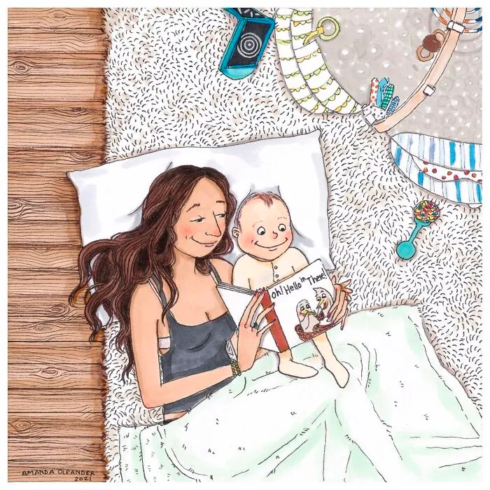 Artist Shows Honest Moments Of Life As A Mother In 47 Illustrations