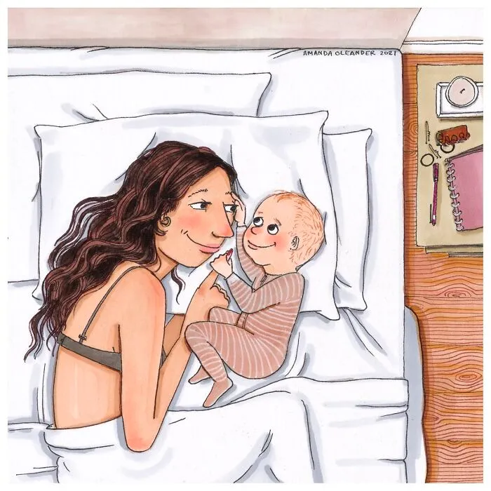 Artist Shows Honest Moments Of Life As A Mother In 47 Illustrations