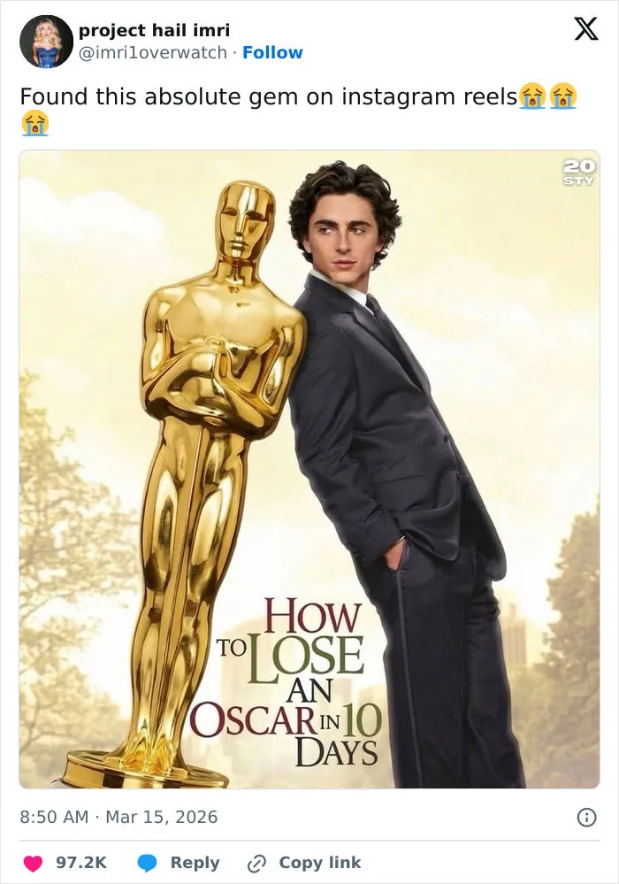 The Oscars Provided Hilarious Material For Memes—Here Are The 50+ Best Ones