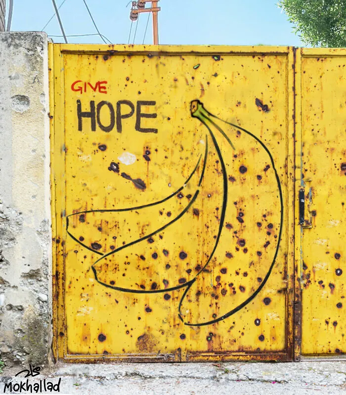 This Artist Transforms The Scars Of War Into Street Art Full Of Hope (11 Pics)