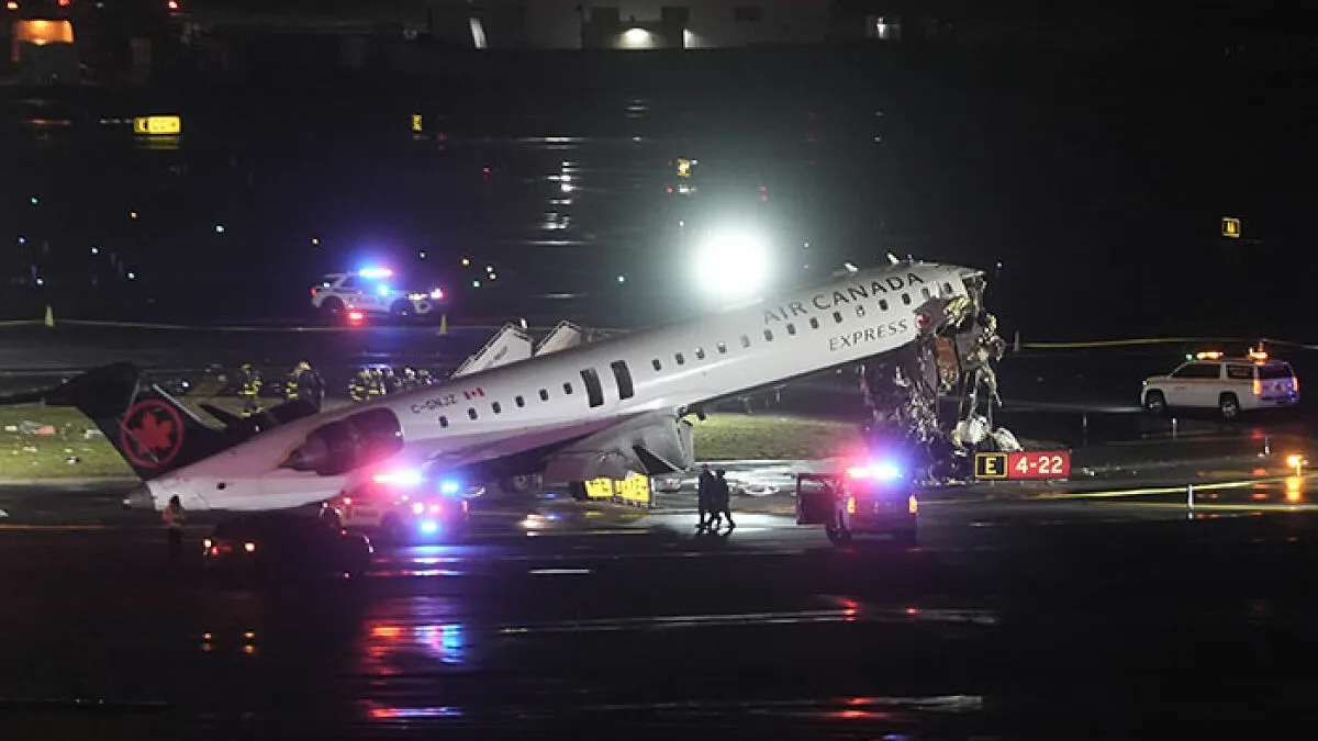 Chilling Air Traffic Control Audio Released After Tragic Air Canada Plane Crash At LaGuardia Airport