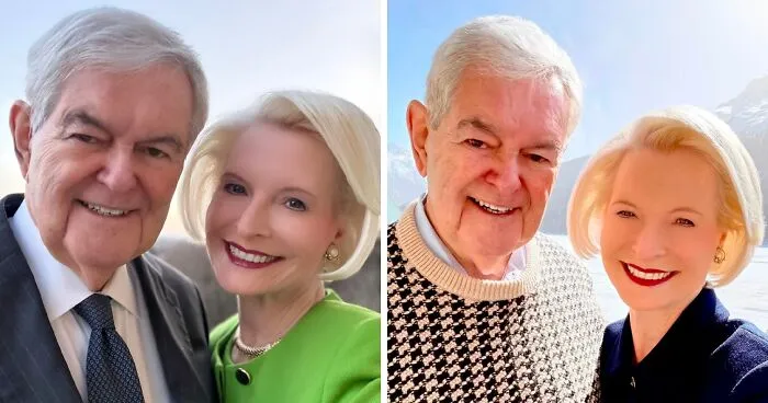 Ambassador, 60, Mocked Over Filtered Selfies That Contrast Sharply With Husband’s Appearance
