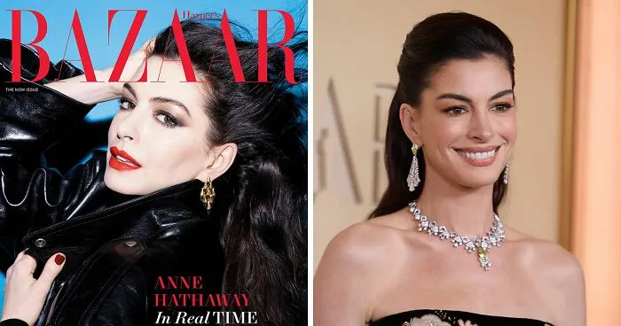 Anne Hathaway Shuts Down When Asked About Appearance Days After Fans Spotted Something Off About Oscars Look