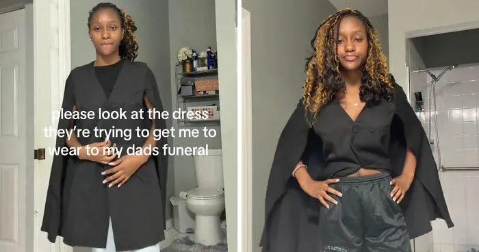Woman's Viral Complaint About Funeral Outfit After Dad's Passing Sparks Surprising Reactions