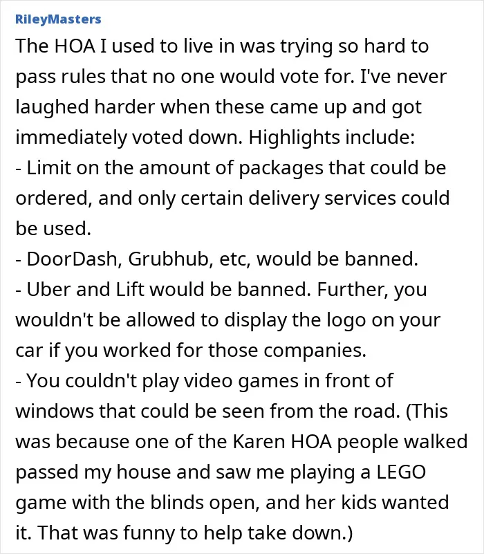 43 Homeowners Share The Most Unhinged HOA Rules They’ve Ever Encountered