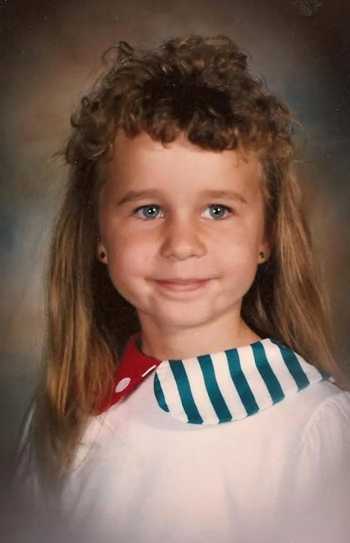 Hmm, I Might Win This One. My Mom Gave Me A Mullet And Also A Perm, But Just On The Bangs