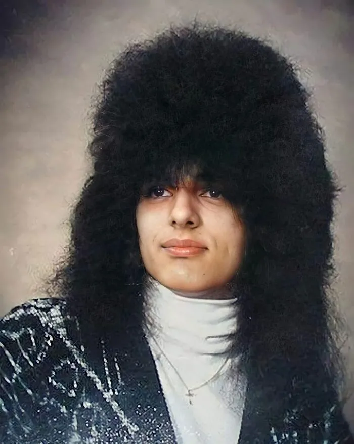 My Senior Photo, 1989. I Remember The Photographer And His Helper Had To Move Their Set Up Back In Order To Capture My Whole Head. Side Note: This Picture Got Me Voted Greatest 80s Hair By National Geographic TV’s Contest