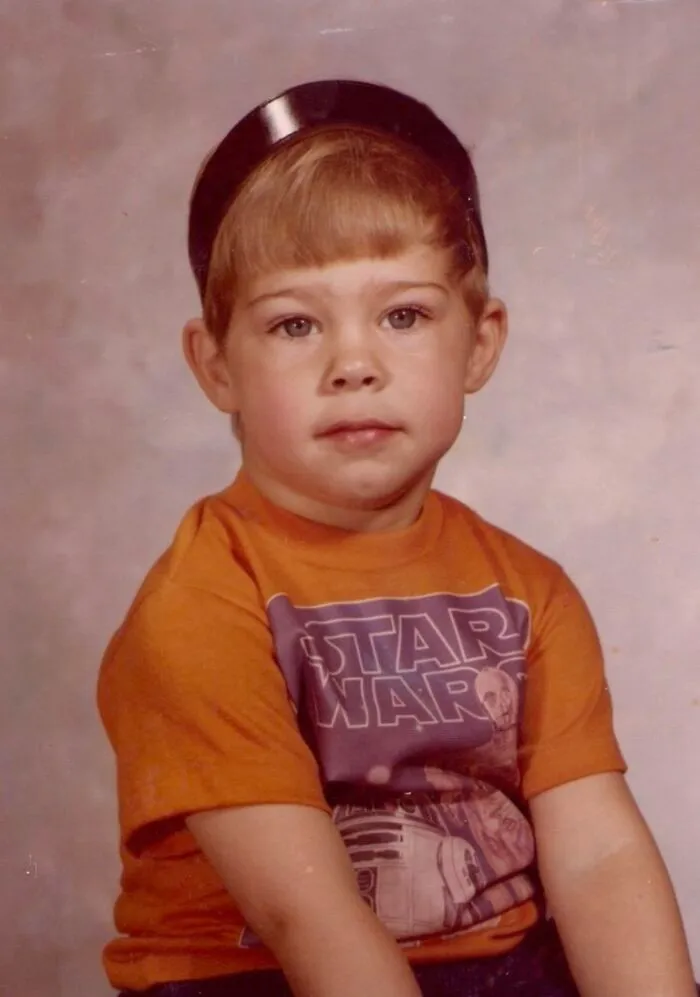 This Is My Pre-School Picture. I Had A Fit And Would Not Get My Picture Taken Unless I Could Put My Belt On My Head