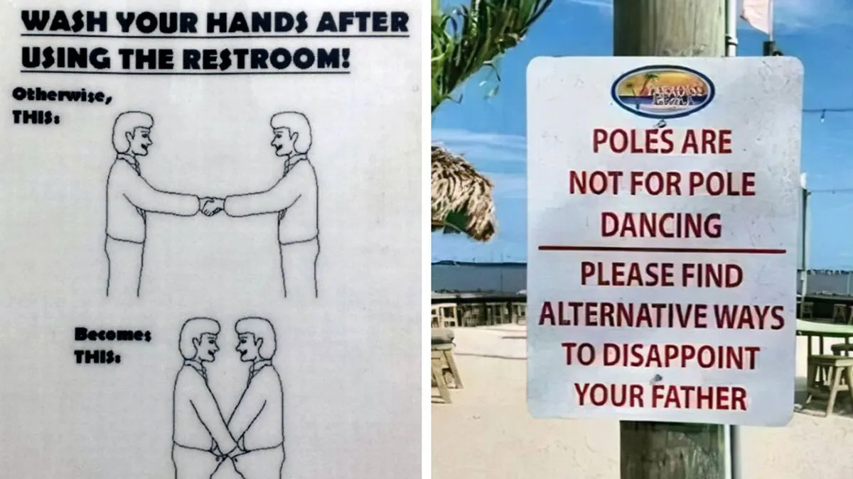 73 Hilarious And Silly Signs That Definitely Caught People’s Attention