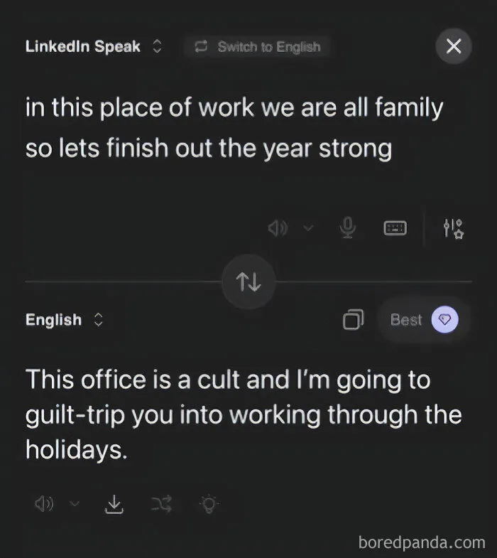 Someone Made A Google Translator For LinkedIn And The Results Are Absolutely Hilarious