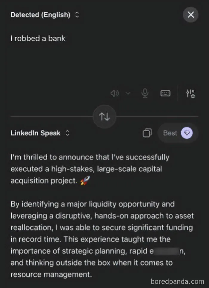 Someone Made A Google Translator For LinkedIn And The Results Are Absolutely Hilarious