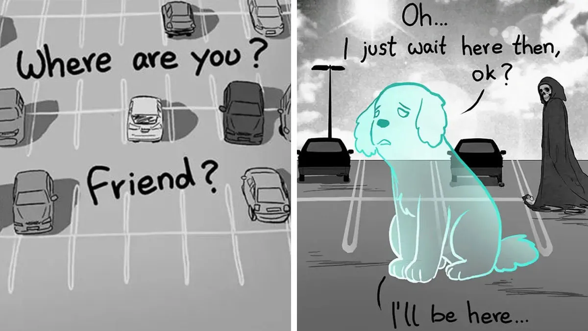 Artist Who Made People Cry With Her Grim Reaper Animal Comics Is Back With New Tearjerkers (7 Stories)
