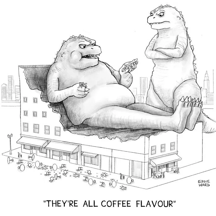 This Cartoonist Turns Everyday Absurdities Into Brilliant One-Panel Comics (33 New Pics)