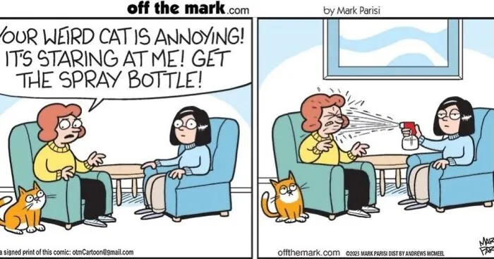 Hilarious Life With Cats Perfectly Captured In 37 New Comics By Mark Parisi