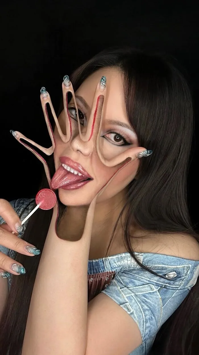 26 Mind-Tricking Makeup Illusions By This Artist That Might Make You Look Twice (New Pics)