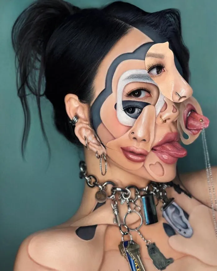 26 Mind-Tricking Makeup Illusions By This Artist That Might Make You Look Twice (New Pics)