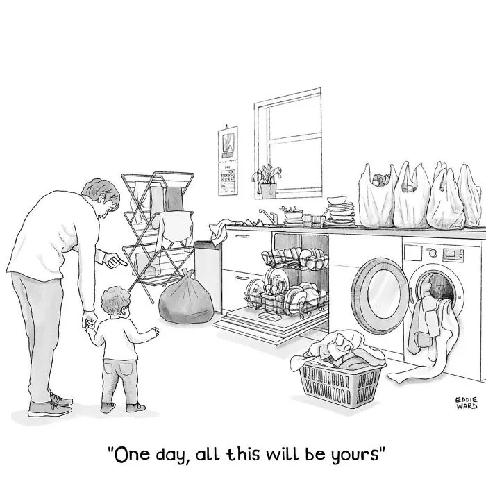This Cartoonist Turns Everyday Absurdities Into Brilliant One-Panel Comics (33 New Pics)