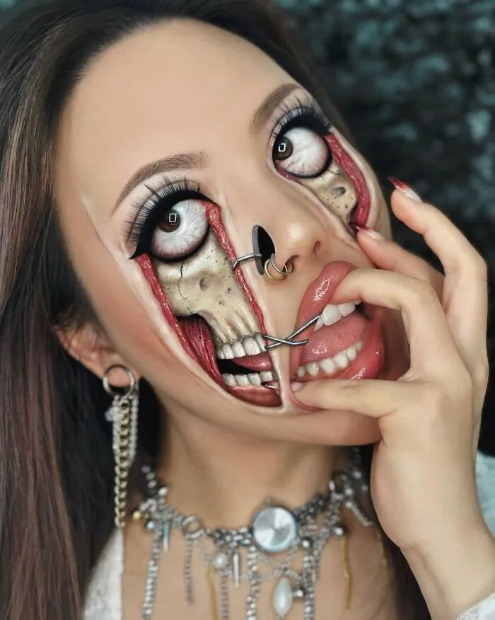 26 Mind-Tricking Makeup Illusions By This Artist That Might Make You Look Twice (New Pics)